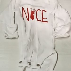 New Born Romper Nice Hunting Theme